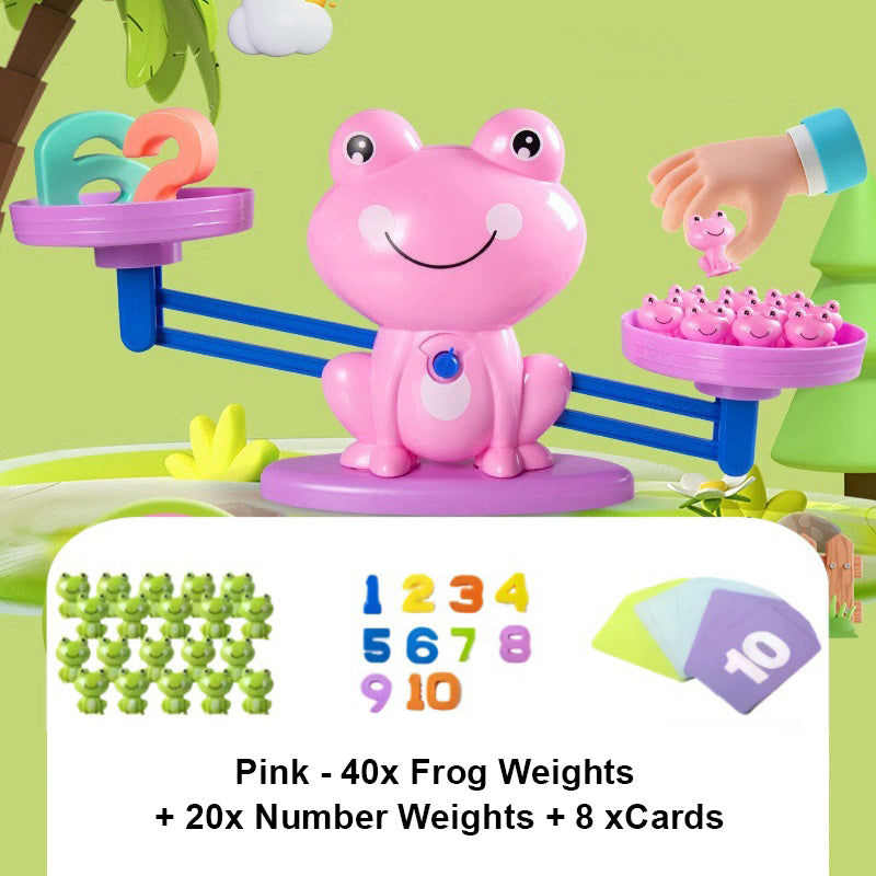 🐸 Juguete Educativo de Matemáticas con Balanza de Rana   Aprende Sumas y Restas Jugando 🧮✨