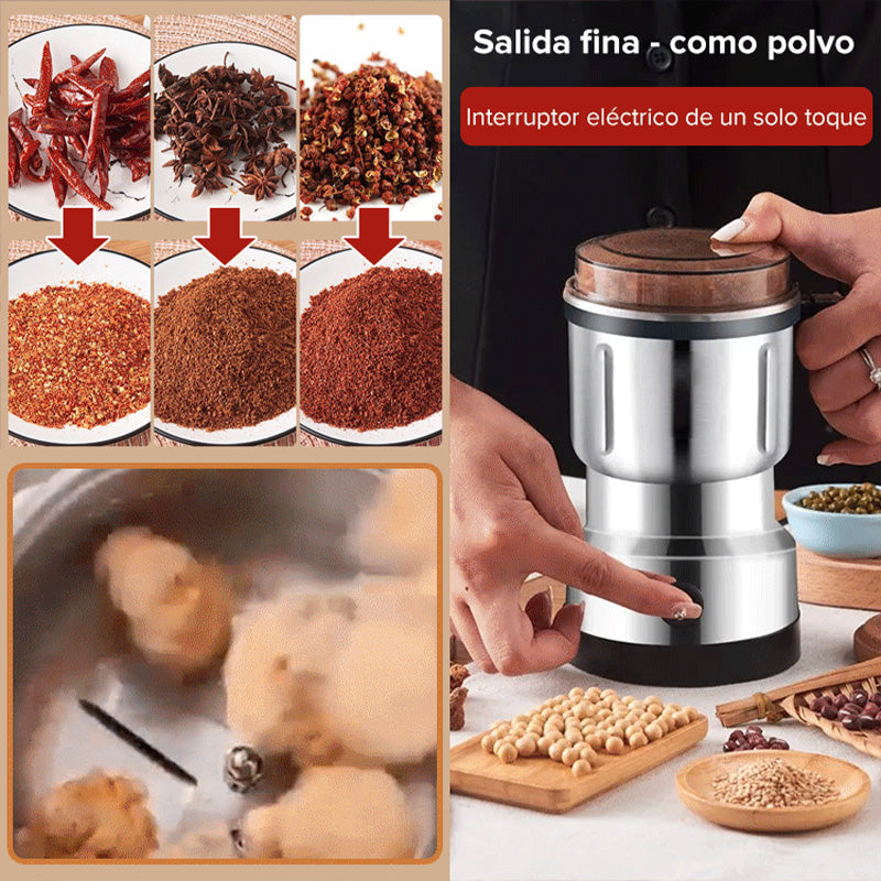 ⚡ Molinillo Eléctrico Multifuncional – Rápido y Potente para Café Fresco, Especias y Frutos Secos, Ideal para la Cocina ✨💪