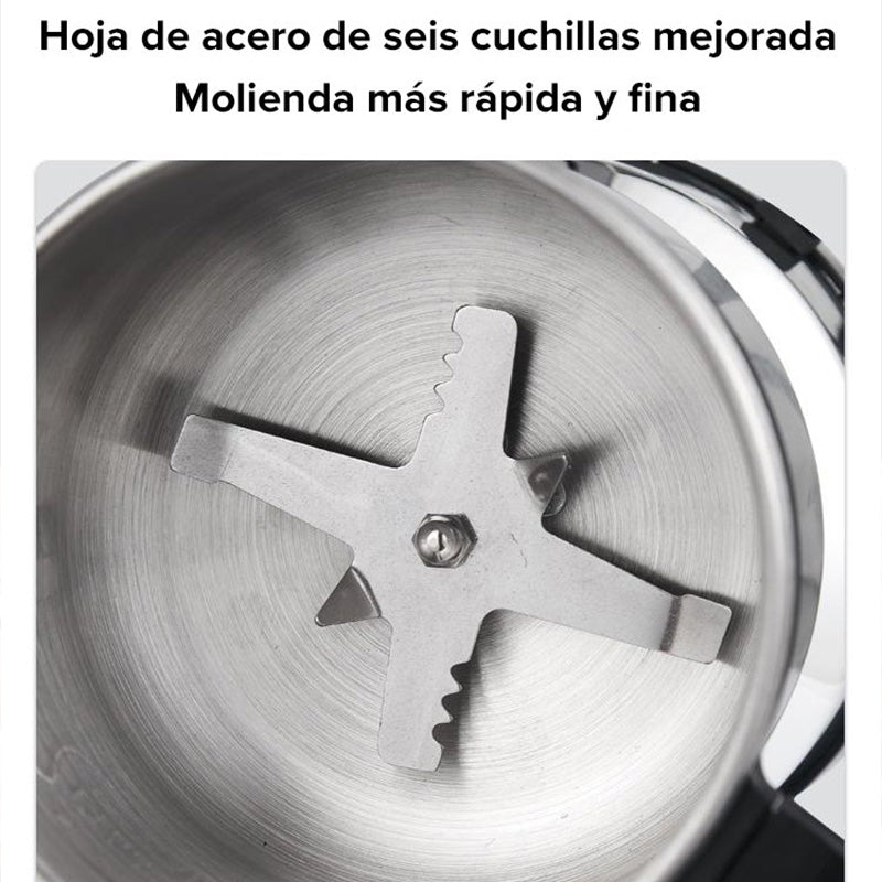 ⚡ Molinillo Eléctrico Multifuncional – Rápido y Potente para Café Fresco, Especias y Frutos Secos, Ideal para la Cocina ✨💪