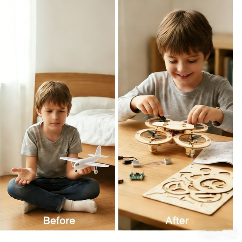 🚀🔥 ¡50% OFF! Dron DIY Educativo para Niños – Construye, Aprende y Vuela