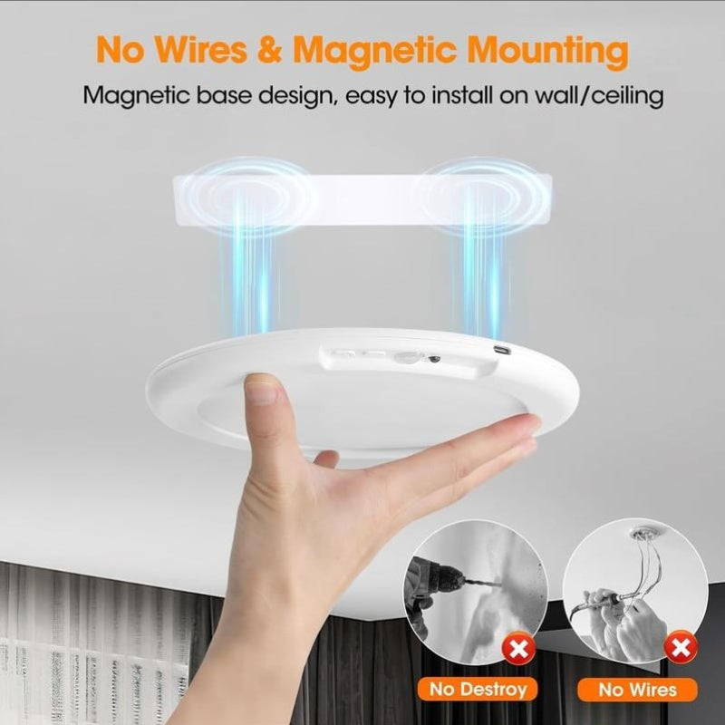 ⏰🔥 ¡50% DE DESCUENTO POR TIEMPO LIMITADO! 💡 Luz LED Recargable con Sensor de Movimiento – Ilumina tu Hogar de Forma Inteligente ✨🏠