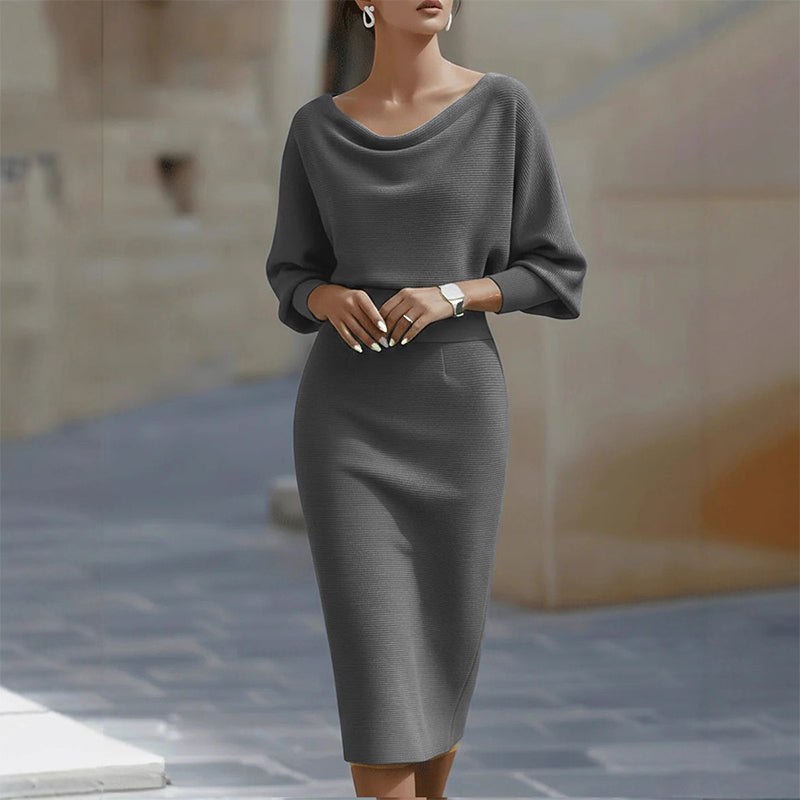 🔥 Vestido Elegante Adelgazante para Mujer – Cintura Ceñida y Silueta que Resalta tu Figura ✨💃que Favorece la Figura ✨💃
