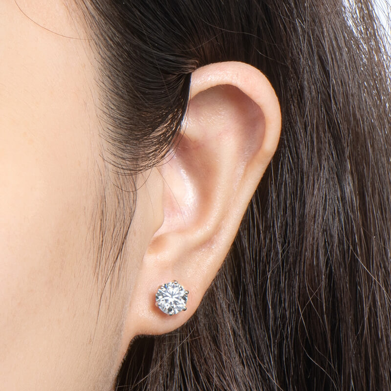 🔥 ¡50% DE DESCUENTO! Impresionantes Pendientes Clásicos con Diamantes de Seis Puntas ✨💎 Elegancia Atemporal que Brilla en Cada Ocasión 💖