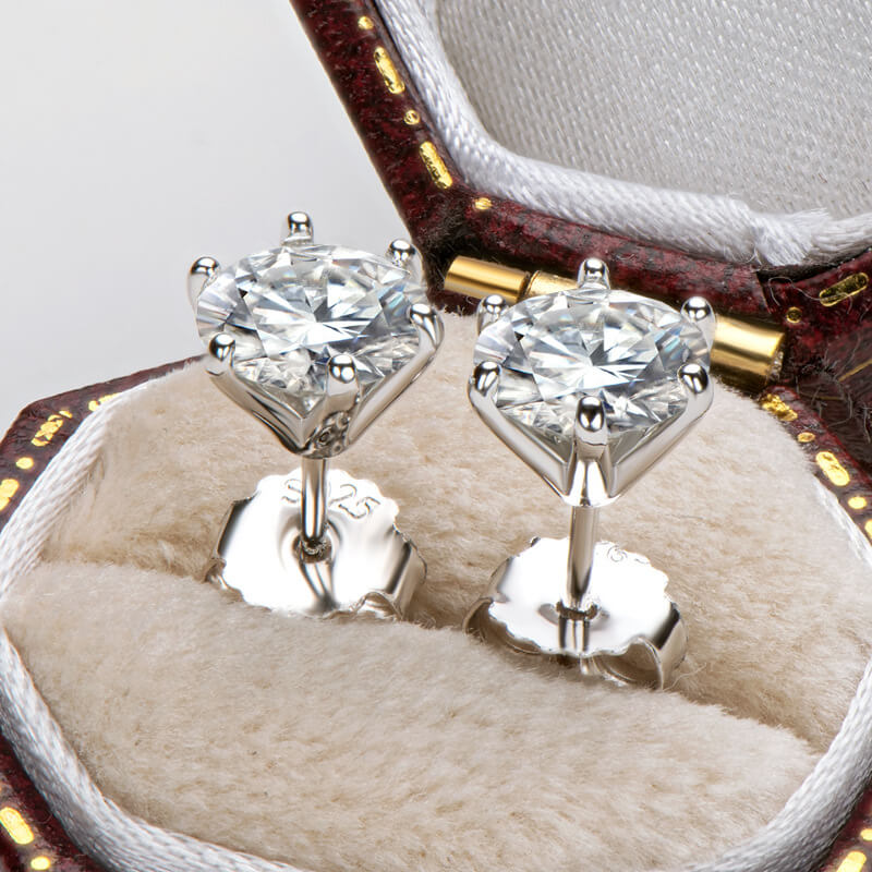 🔥 ¡50% DE DESCUENTO! Impresionantes Pendientes Clásicos con Diamantes de Seis Puntas ✨💎 Elegancia Atemporal que Brilla en Cada Ocasión 💖