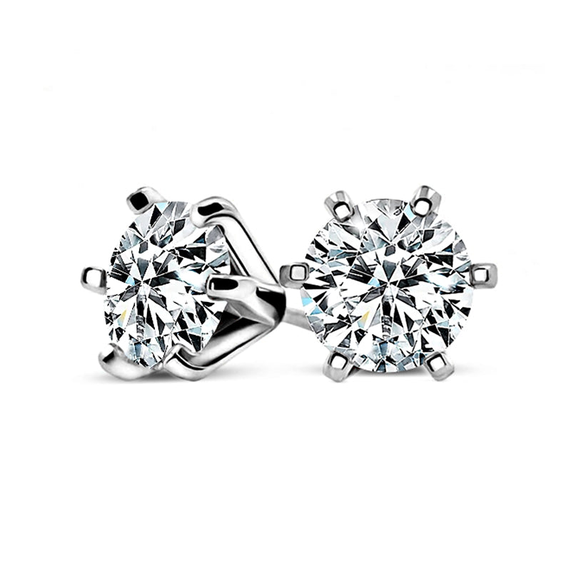 🔥 ¡50% DE DESCUENTO! Impresionantes Pendientes Clásicos con Diamantes de Seis Puntas ✨💎 Elegancia Atemporal que Brilla en Cada Ocasión 💖