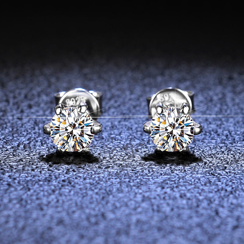 🔥 ¡50% DE DESCUENTO! Impresionantes Pendientes Clásicos con Diamantes de Seis Puntas ✨💎 Elegancia Atemporal que Brilla en Cada Ocasión 💖