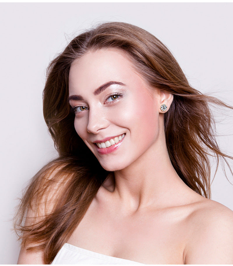 🔥 ¡50% DE DESCUENTO! Impresionantes Pendientes Clásicos con Diamantes de Seis Puntas ✨💎 Elegancia Atemporal que Brilla en Cada Ocasión 💖
