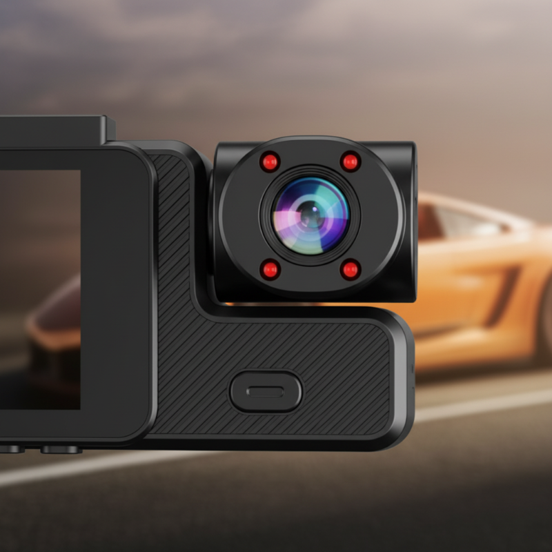 ⏰🔥 ¡50% DE DESCUENTO POR TIEMPO LIMITADO! 🚗📸 Sistema de 3 Cámaras para Auto – Cobertura Total 120° y Grabación Fácil sin Sacar la Tarjeta 🛡️✨