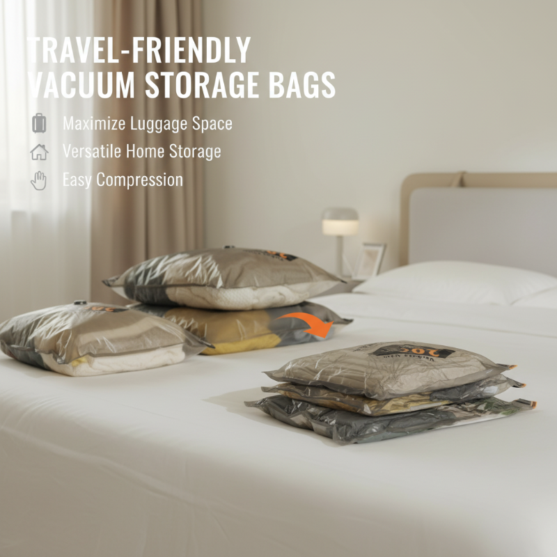 🧳✨ Bolsas de Almacenamiento al Vacío para Viajes 🌍 Compactas y Eficientes, ¡Organiza tu Equipaje con Estilo! 🏖️