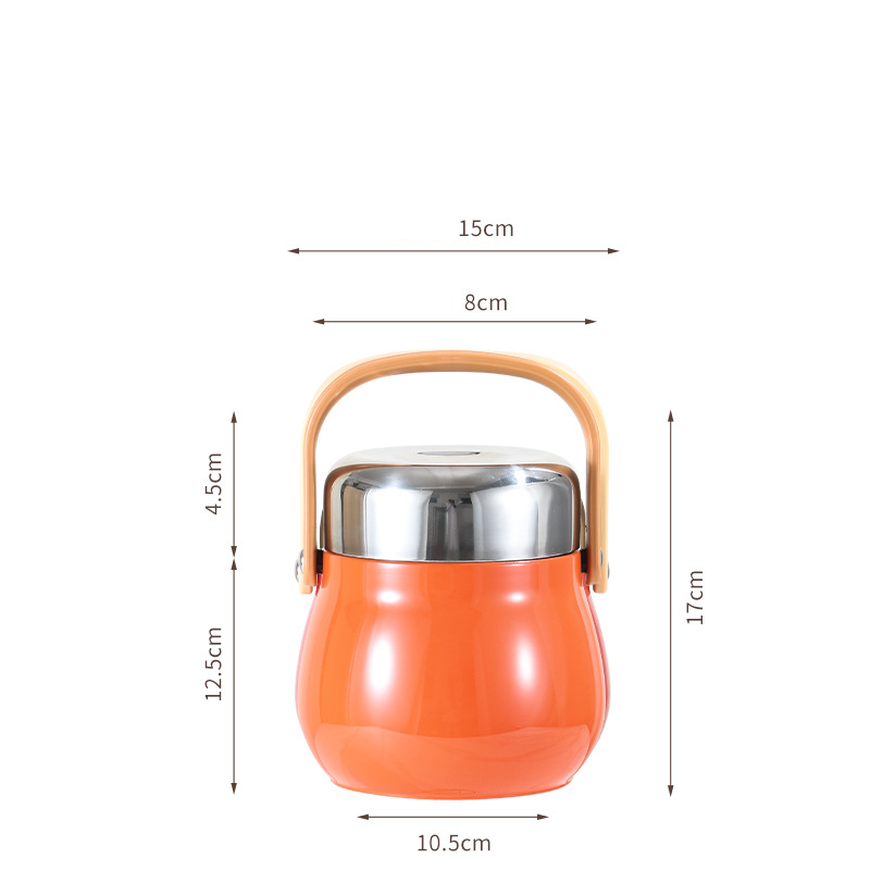 🥣 Termo para Alimentos de Acero Inoxidable – Aislamiento al Vacío de 1.5L para Mantener tus Comidas Calientes o Frías Todo el Día 🌡️✨