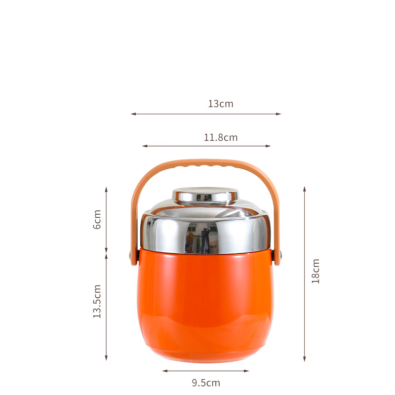 🥣 Termo para Alimentos de Acero Inoxidable – Aislamiento al Vacío de 1.5L para Mantener tus Comidas Calientes o Frías Todo el Día 🌡️✨