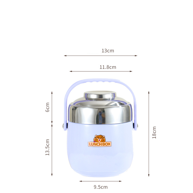 🥣 Termo para Alimentos de Acero Inoxidable – Aislamiento al Vacío de 1.5L para Mantener tus Comidas Calientes o Frías Todo el Día 🌡️✨