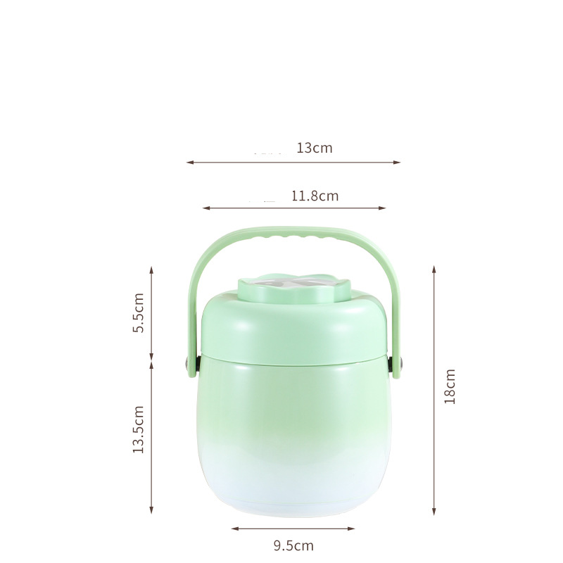 🥣 Termo para Alimentos de Acero Inoxidable – Aislamiento al Vacío de 1.5L para Mantener tus Comidas Calientes o Frías Todo el Día 🌡️✨