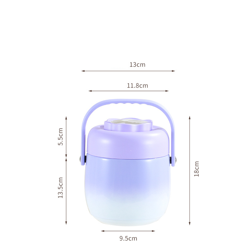 🥣 Termo para Alimentos de Acero Inoxidable – Aislamiento al Vacío de 1.5L para Mantener tus Comidas Calientes o Frías Todo el Día 🌡️✨