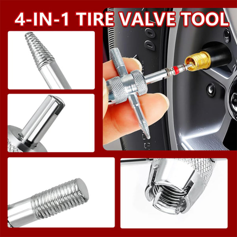 ⏰🔥 ¡50% DE DESCUENTO POR TIEMPO LIMITADO! 🔧 Kit de Herramientas para Válvula de Neumático – Cambio Rápido y Fácil 🚗✨