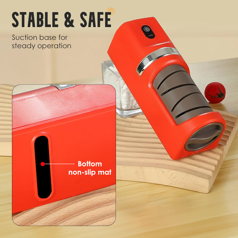 🔥 Afilador Automático de Cuchillos de Cocina – Siempre Afiliados para Cortes Precisos y Eficientes 🔪✨🍴