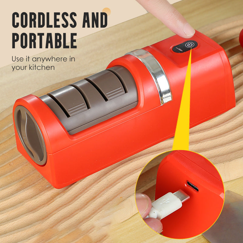 🔥 Afilador Automático de Cuchillos de Cocina – Siempre Afiliados para Cortes Precisos y Eficientes 🔪✨🍴