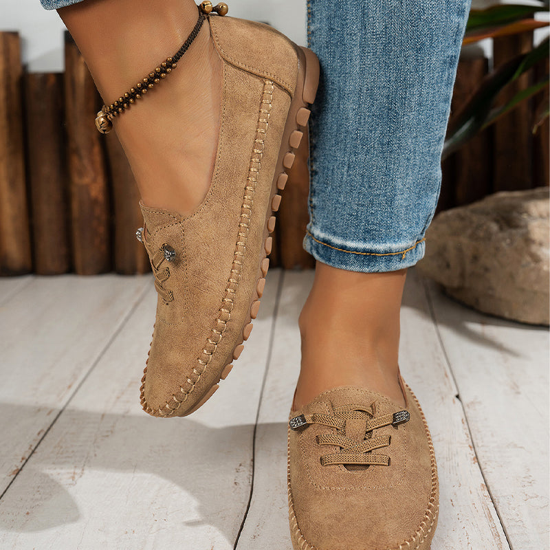 👟✨ Mocasines Casuales para Mujer – Piel Sintética Suave, Ajuste Cómodo y Versátil para Todos los Días 💃🌟