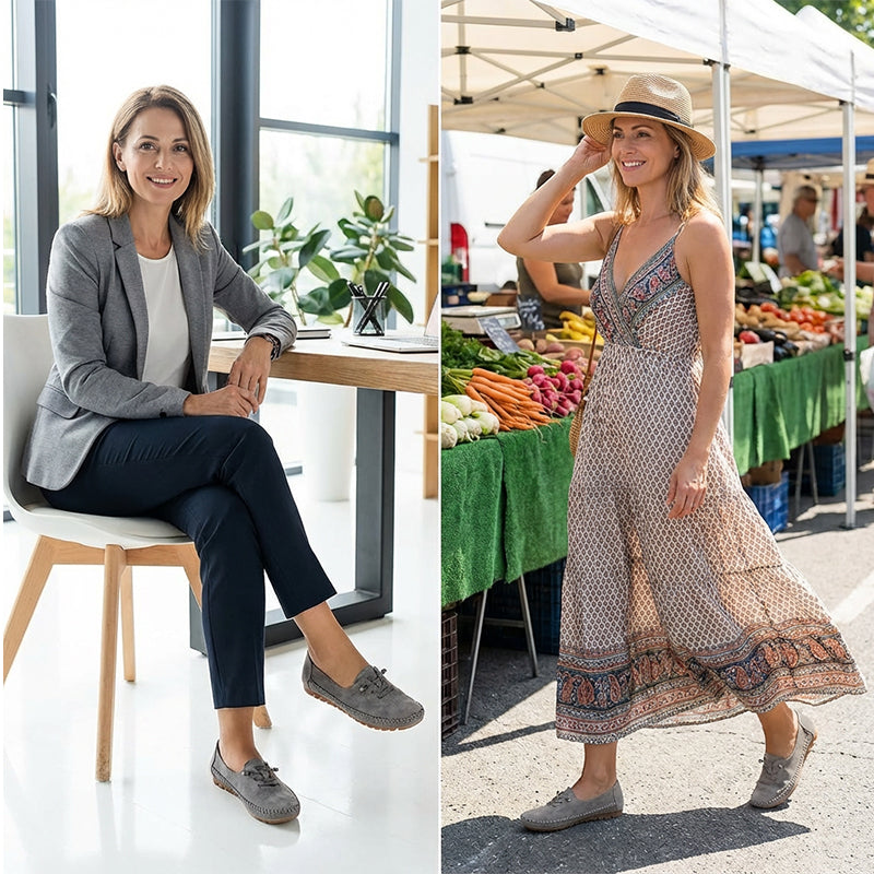 👟✨ Mocasines Casuales para Mujer – Piel Sintética Suave, Ajuste Cómodo y Versátil para Todos los Días 💃🌟