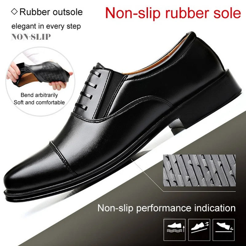 👞✨ Zapatos Formales de Cuero para Hombre – Estilo Ejecutivo, Elegancia y Comodidad para Negocios y Eventos 💼🌟