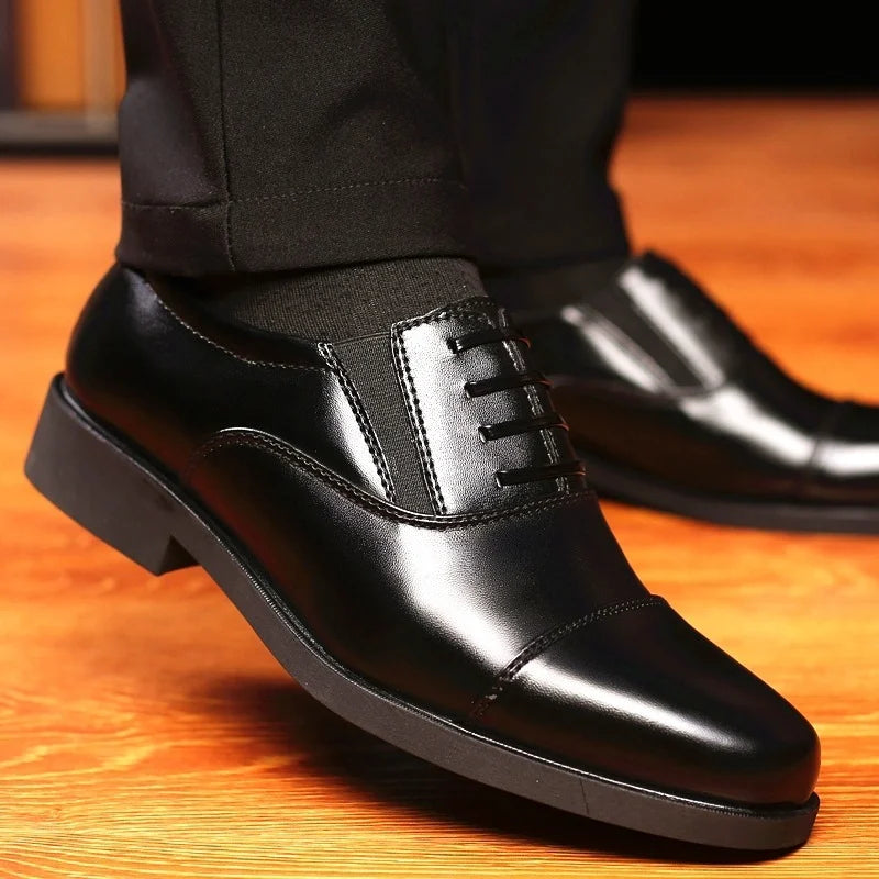 👞✨ Zapatos Formales de Cuero para Hombre – Estilo Ejecutivo, Elegancia y Comodidad para Negocios y Eventos 💼🌟