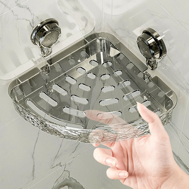 🚿✨ Soporte de Ducha de Pared con Ventosa y Ganchos – Práctico y Resistente para Organizar tu Espacio en el Baño 💧🛁