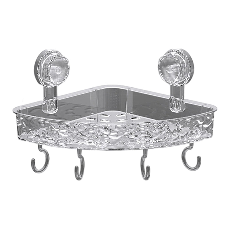 🚿✨ Soporte de Ducha de Pared con Ventosa y Ganchos – Práctico y Resistente para Organizar tu Espacio en el Baño 💧🛁