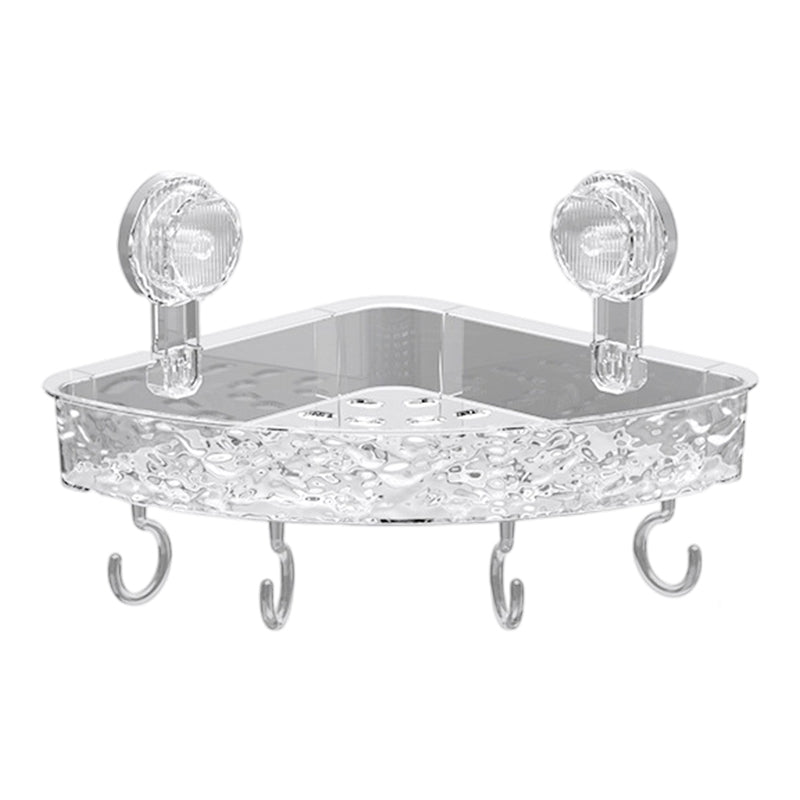 🚿✨ Soporte de Ducha de Pared con Ventosa y Ganchos – Práctico y Resistente para Organizar tu Espacio en el Baño 💧🛁