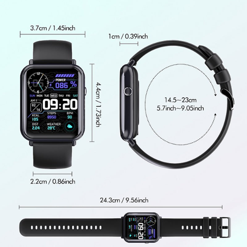 ⌚🌟 Reloj Inteligente Unisex: Llamadas, 100+ Modos Deportivos, Seguimiento del Sueño y Resistencia al Agua IP68 📱💪