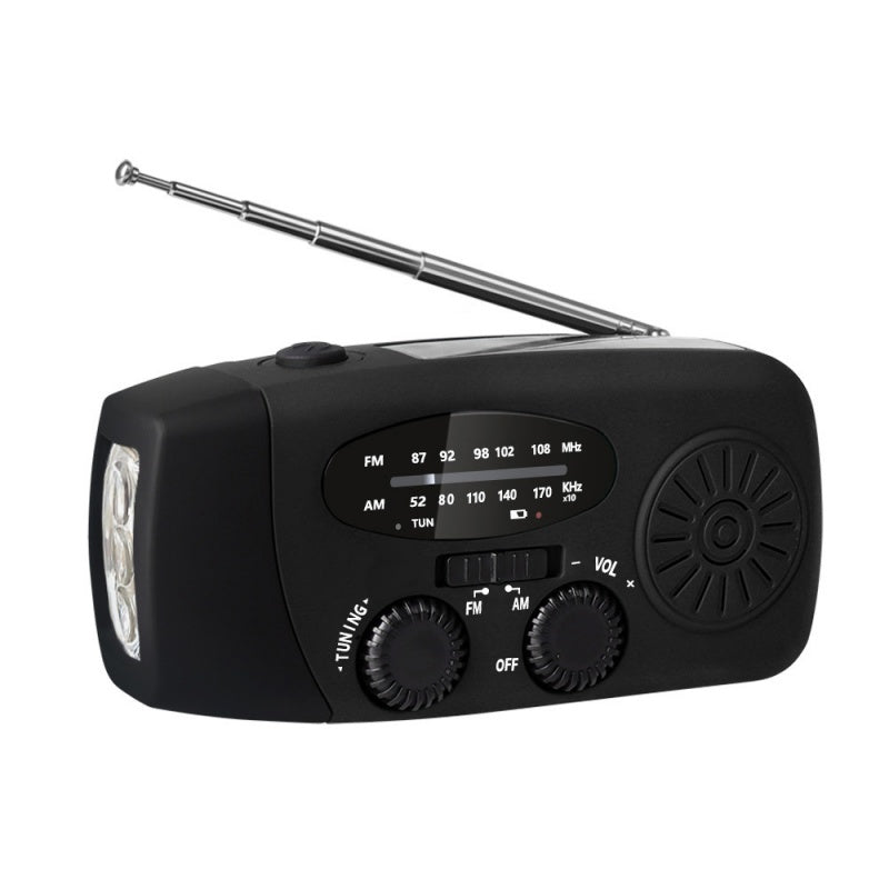 📻 Radio Portátil Solar – Multifunción para Emergencias, Recarga USB y Actividades al Aire Libre 🔋🌞