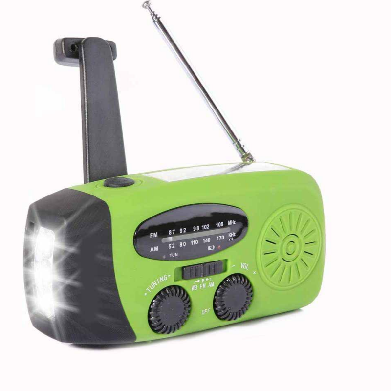 📻 Radio Portátil Solar – Multifunción para Emergencias, Recarga USB y Actividades al Aire Libre 🔋🌞