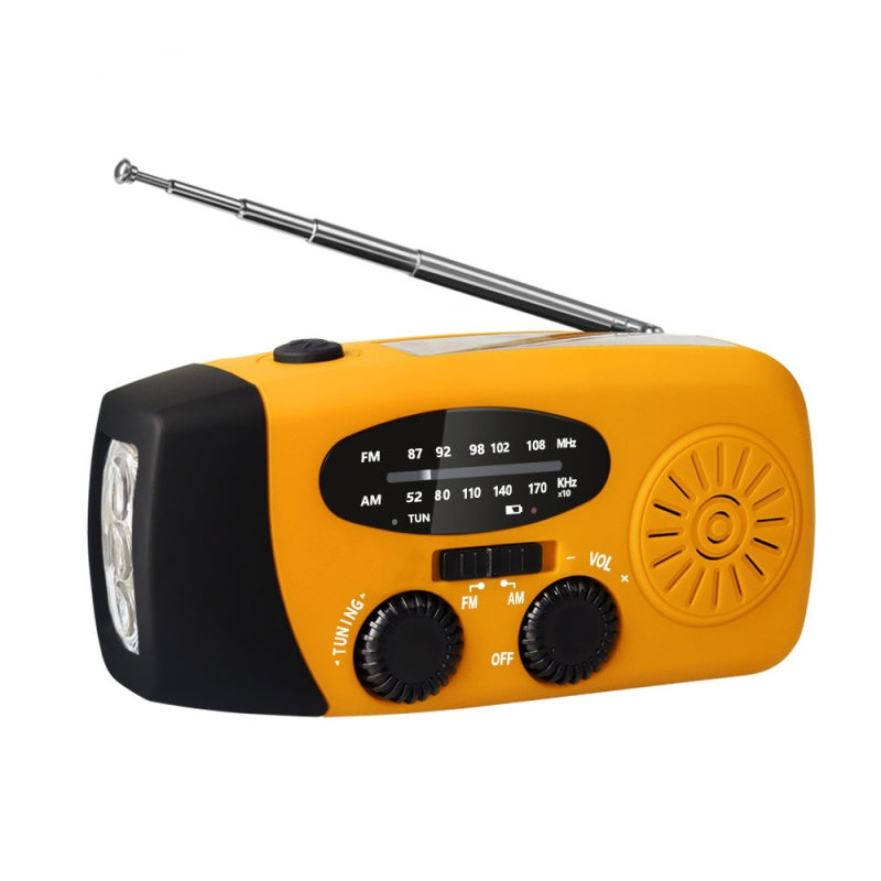 📻 Radio Portátil Solar – Multifunción para Emergencias, Recarga USB y Actividades al Aire Libre 🔋🌞