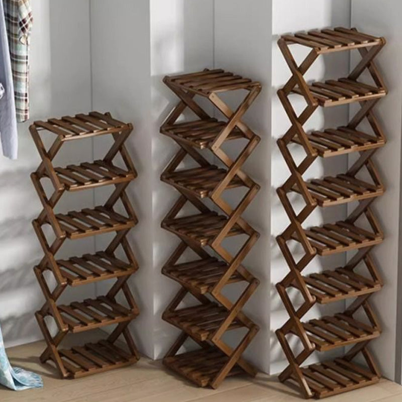 👟⚡ Organiza todos tus zapatos sin esfuerzo – Estante de bambú fuerte y plegable 😍🛒