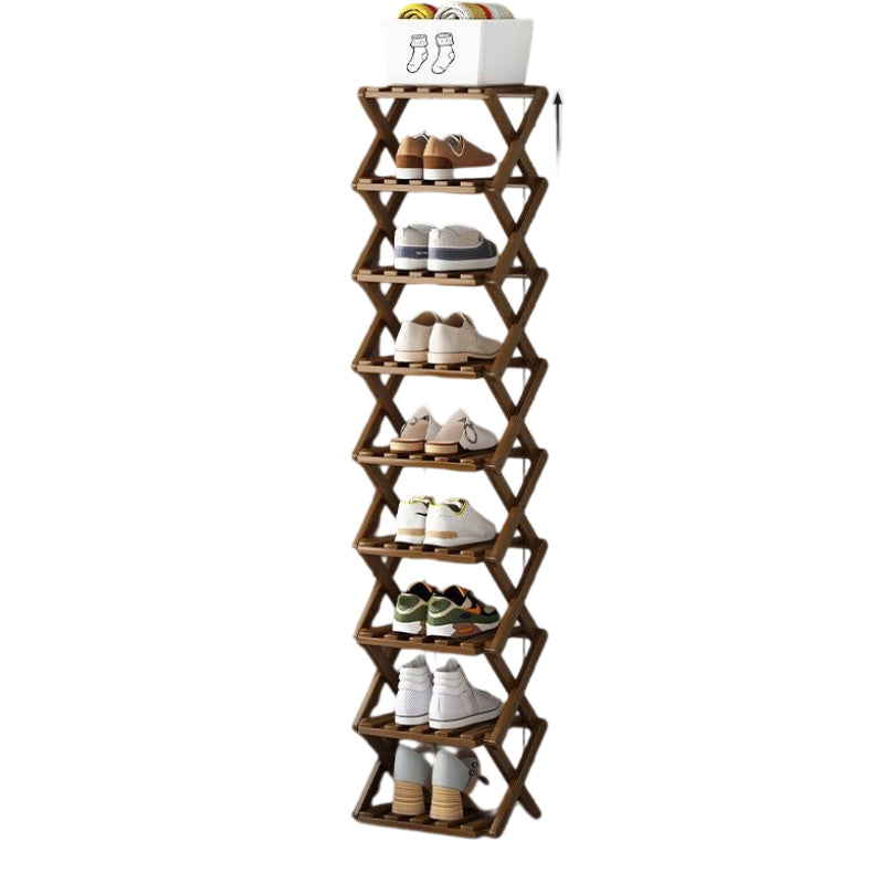 👟⚡ Organiza todos tus zapatos sin esfuerzo – Estante de bambú fuerte y plegable 😍🛒