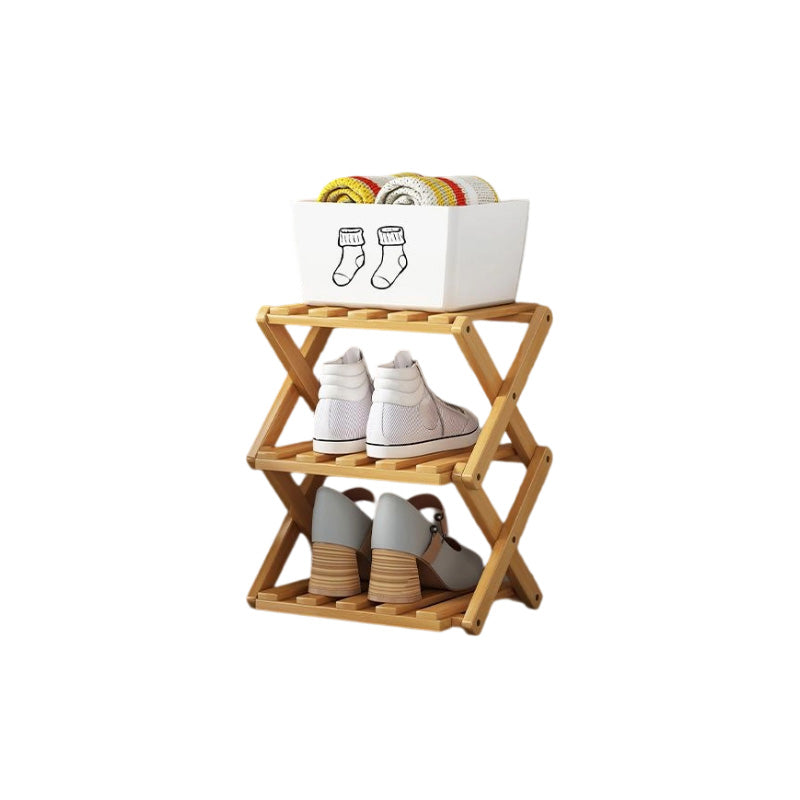 👟⚡ Organiza todos tus zapatos sin esfuerzo – Estante de bambú fuerte y plegable 😍🛒