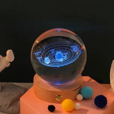 🌌✨ Bola de Cristal 3D Planet: ¡Explora el Universo en la Palma de tu Mano! 🌠🌍