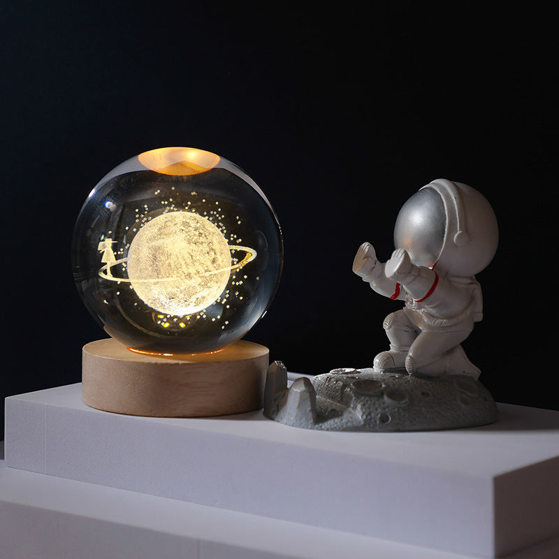 🌌✨ Bola de Cristal 3D Planet: ¡Explora el Universo en la Palma de tu Mano! 🌠🌍