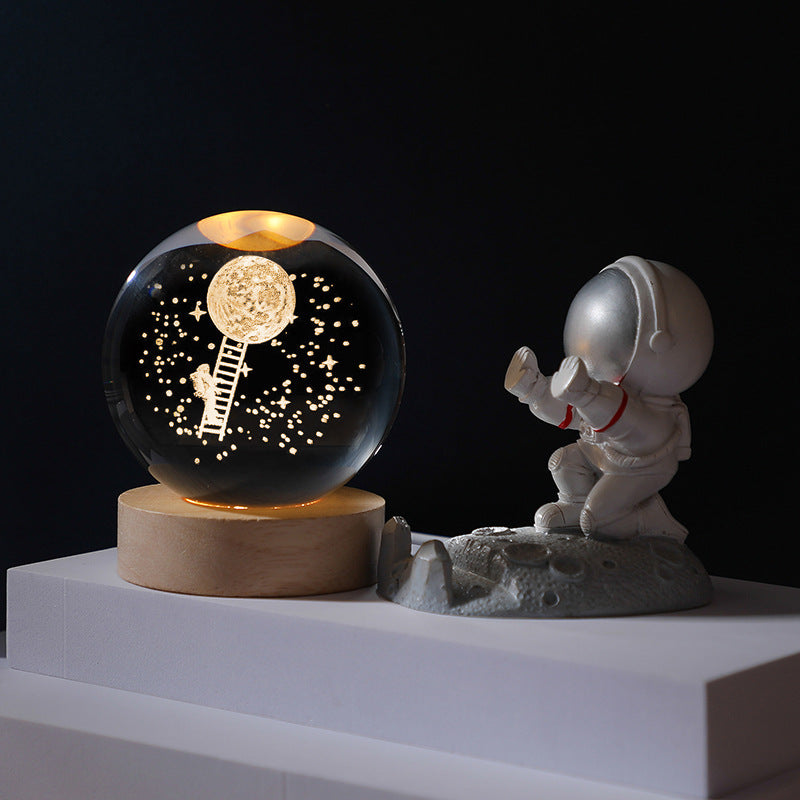 🌌✨ Bola de Cristal 3D Planet: ¡Explora el Universo en la Palma de tu Mano! 🌠🌍
