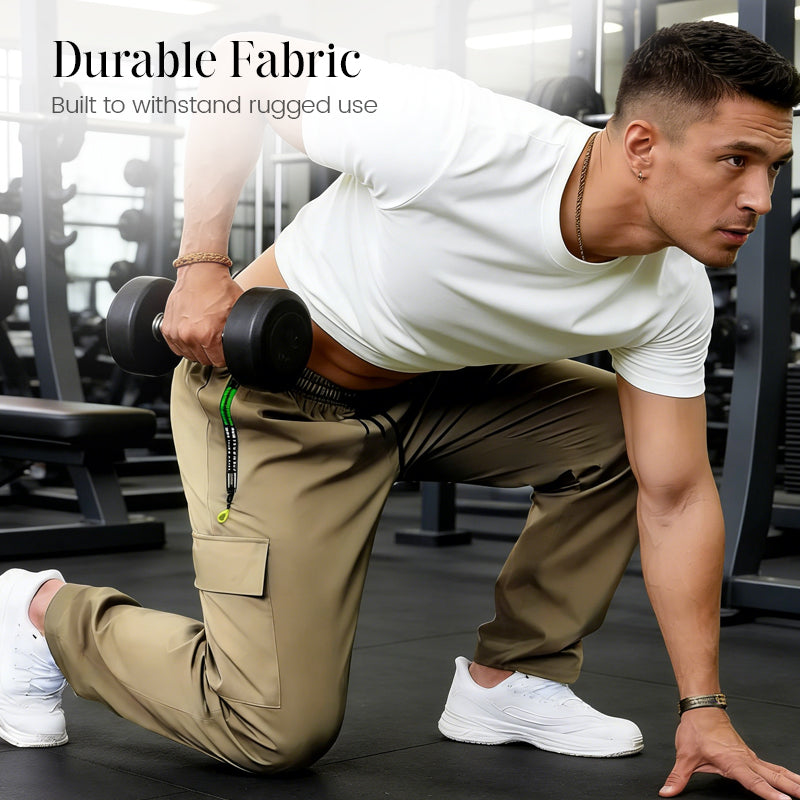 ✨🔥 Pantalones de Carga para Hombre con Múltiples Bolsillos – Comodidad y Estilo para Todo Tipo de Actividades 🎒💪