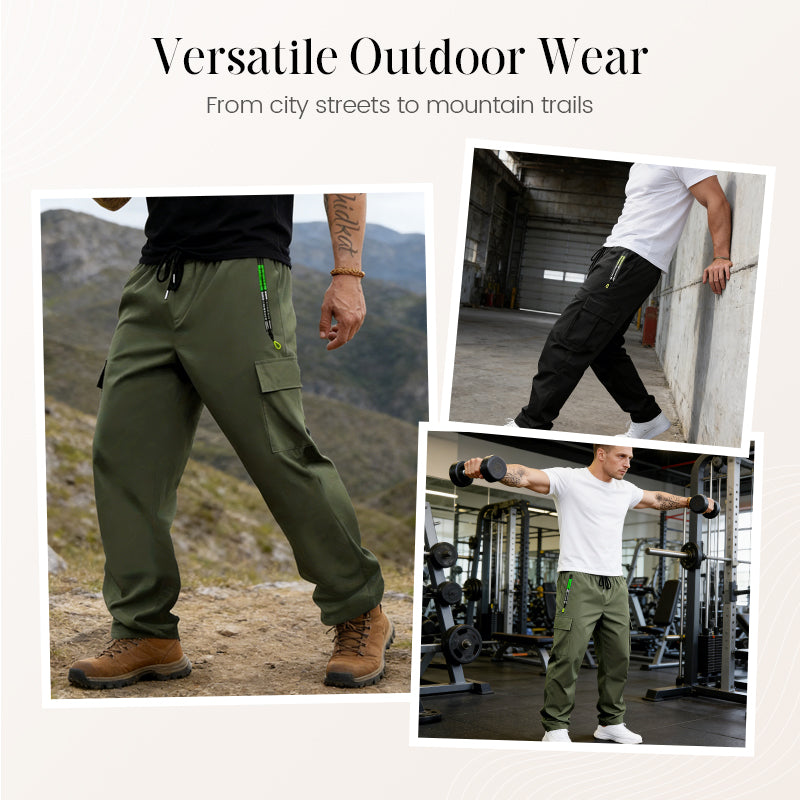 ✨🔥 Pantalones de Carga para Hombre con Múltiples Bolsillos – Comodidad y Estilo para Todo Tipo de Actividades 🎒💪