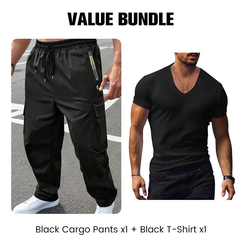 ✨🔥 Pantalones de Carga para Hombre con Múltiples Bolsillos – Comodidad y Estilo para Todo Tipo de Actividades 🎒💪