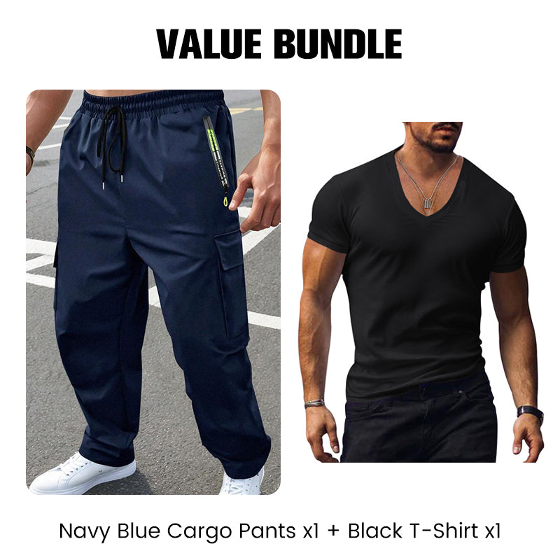 ✨🔥 Pantalones de Carga para Hombre con Múltiples Bolsillos – Comodidad y Estilo para Todo Tipo de Actividades 🎒💪