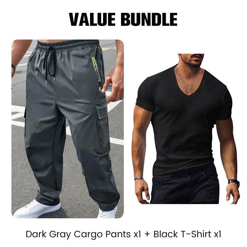 ✨🔥 Pantalones de Carga para Hombre con Múltiples Bolsillos – Comodidad y Estilo para Todo Tipo de Actividades 🎒💪