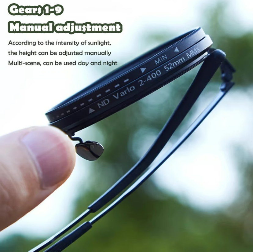 🔥🌞 Gafas de Sol Redondas Polarizadas con Tinte Ajustable – Estilo y Protección para Cada Momento 👓✨