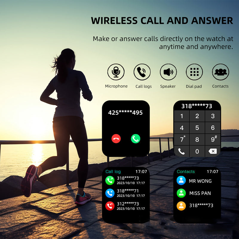 ⏰🔥 Reloj Inteligente con 6 Ejercicios – Sin Llamadas Perdidas, Notificaciones al Instante, ¡Solo 80 Unidades! 💥📲
