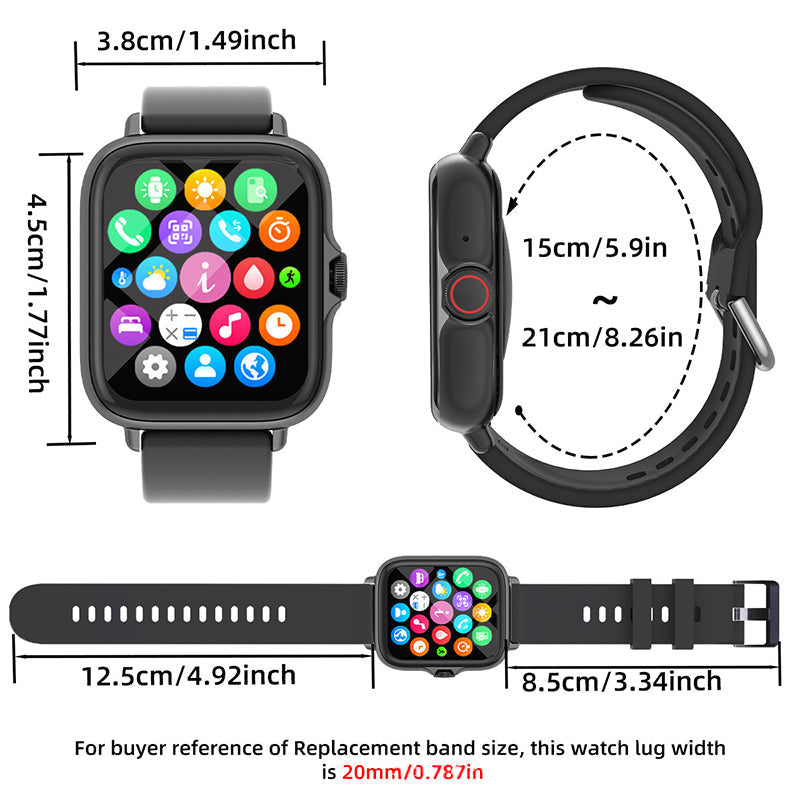 ⏰🔥 Reloj Inteligente con 6 Ejercicios – Sin Llamadas Perdidas, Notificaciones al Instante, ¡Solo 80 Unidades! 💥📲