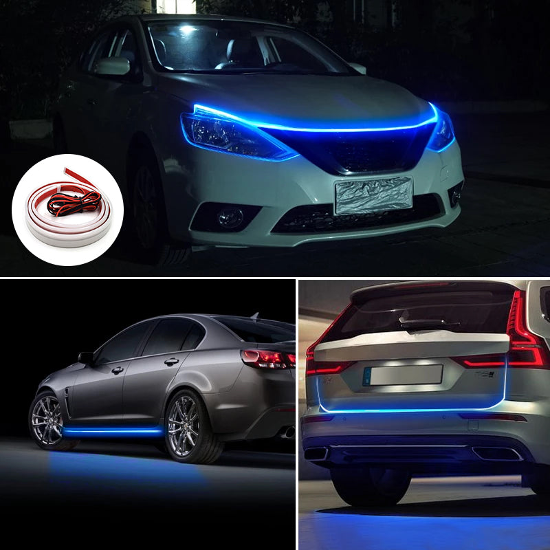 🚗✨ Tiras de Luz LED para Automóviles – Ilumina tu Coche con Estilo y Personaliza tu Conducción 🌈💡