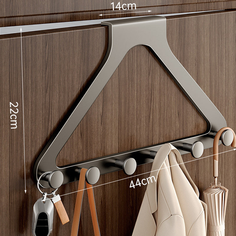 ⏰ ¡Oferta Limitada 50% OFF! 🚪✨ Sistema para Colgar Puertas sin Taladros – 6 Ganchos Extra Anchos, Organización Rápida y Fácil 🔧⚡