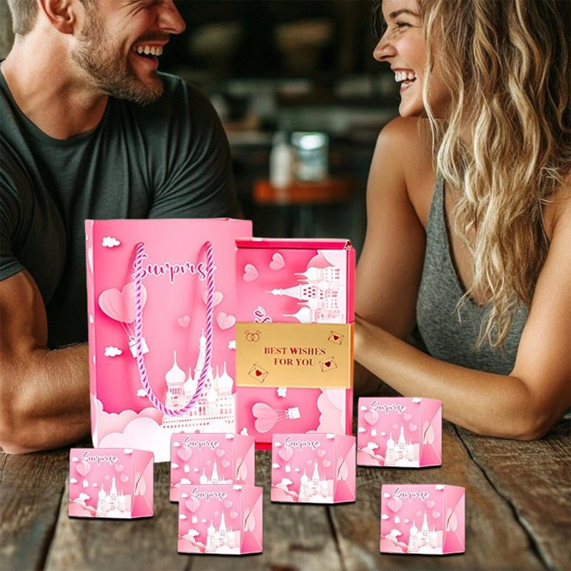 🎁✨ Set de Caja de Regalo Sorpresa que Rebota 🎉 ¡Haz tus regalos aún más emocionantes y divertidos! 💥🎊