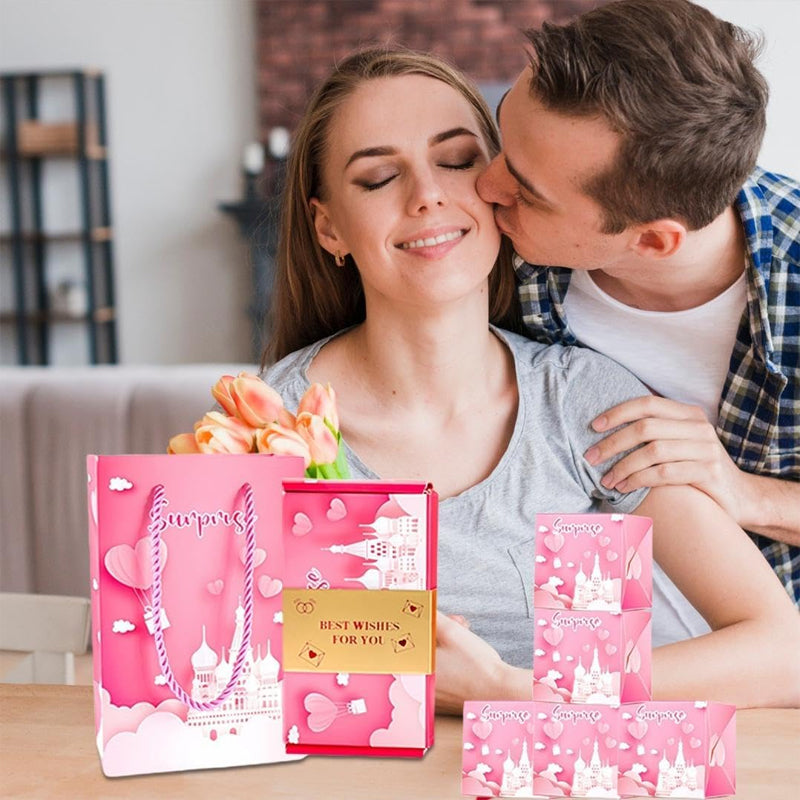 🎁✨ Set de Caja de Regalo Sorpresa que Rebota 🎉 ¡Haz tus regalos aún más emocionantes y divertidos! 💥🎊